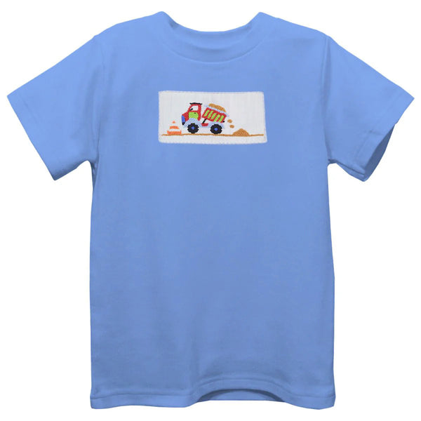 CONSTRUCTION SMOCKED T-SHIRT