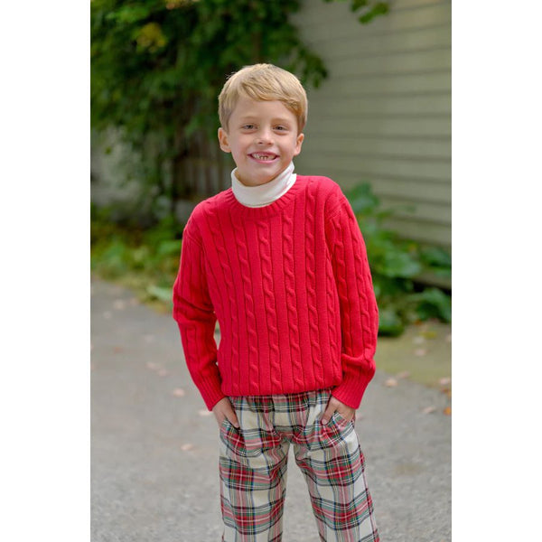 CRAWFORD CREWNECK - - RICHMOND RED