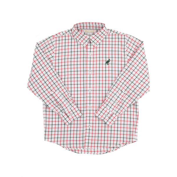 DEAN'S LIST DRESS SHIRT- OLD TOWN TATTERSALL