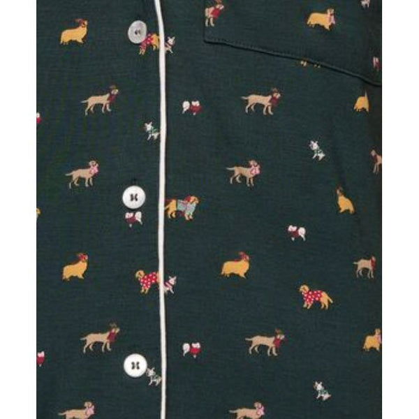 GISELE PRINT PJ HOLIDAY DOGS
