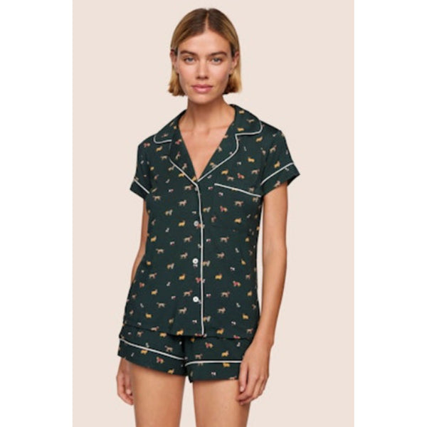 GISELE SHORTIE PJ HOLIDAY DOGS