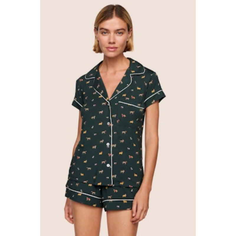 GISELE SHORTIE PJ HOLIDAY DOGS