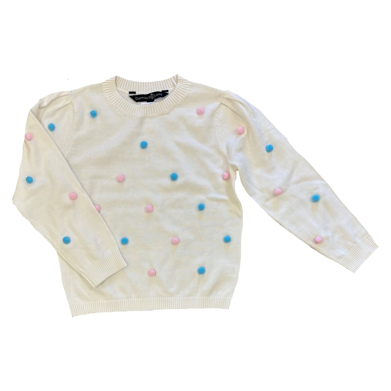 POM POM CREW NECK