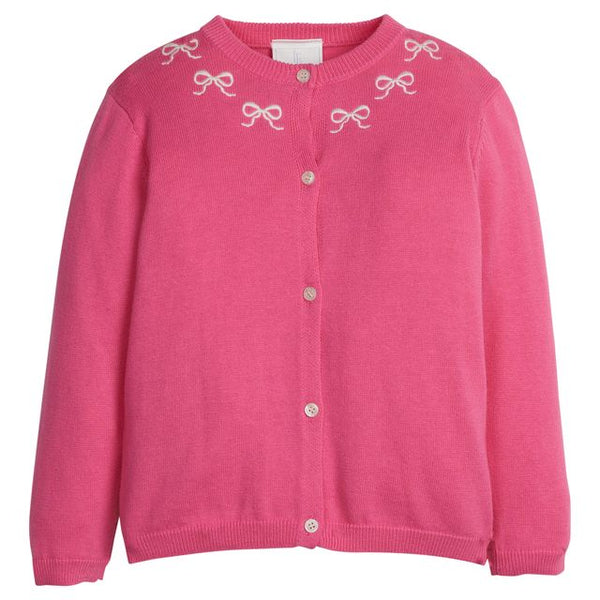 EMBROIDERED ESSENTIAL CARDIGAN