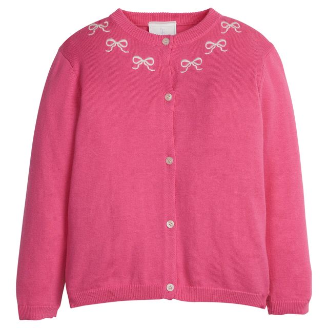 EMBROIDERED ESSENTIAL CARDIGAN