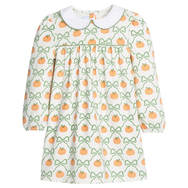 EVELYN DRESS PUMPKIN TRELLIS