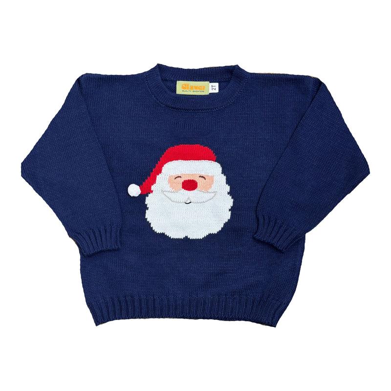 SANTA HEAD CREWNECK SWEATER