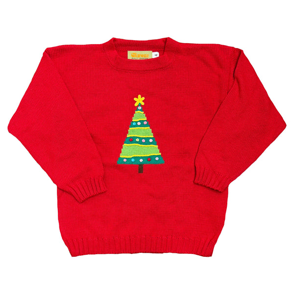 CHRISTMAS TREE WITH STAR CREWNECK