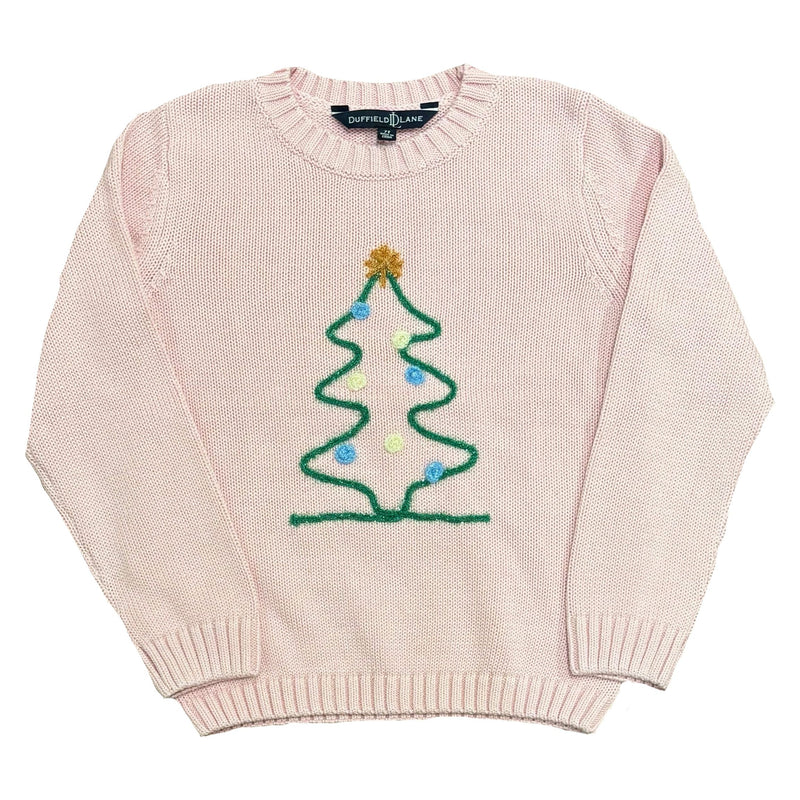 TINSEL TREE DOODLE CREW NECK