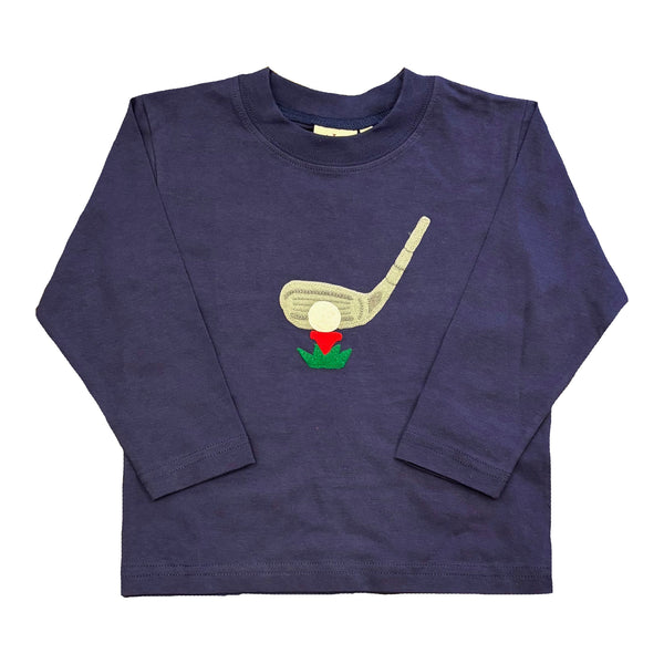 GOLF CLUB AND BALL LONG SLEEVE T-SHIRT