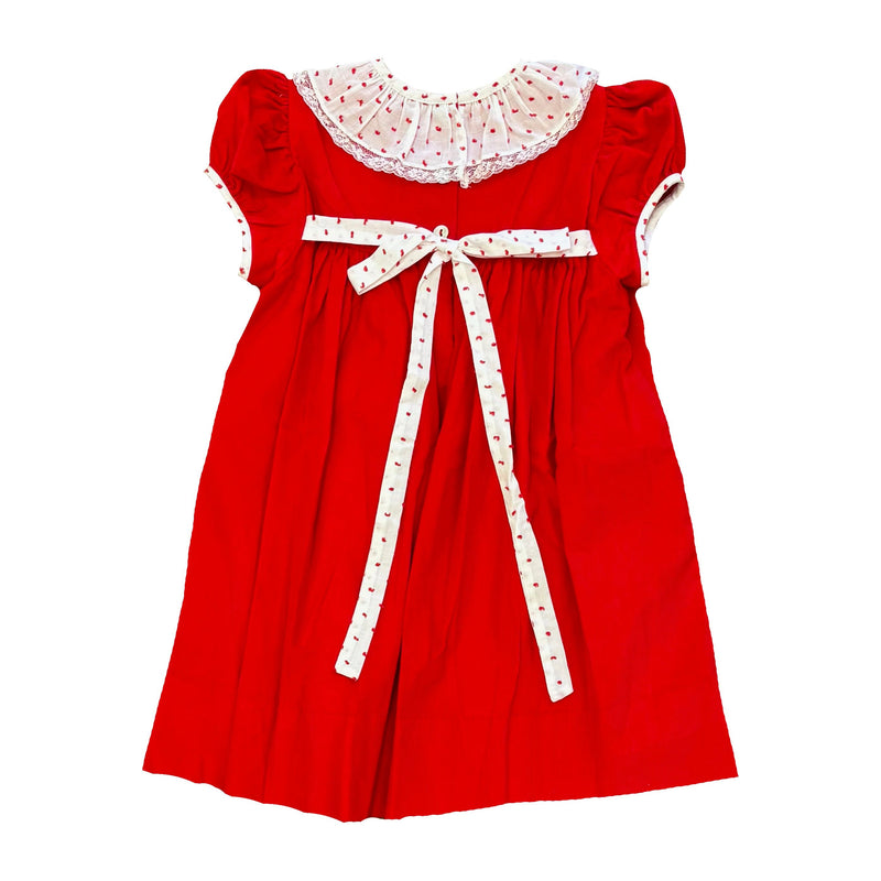 RED BOW FLOAT DRESS