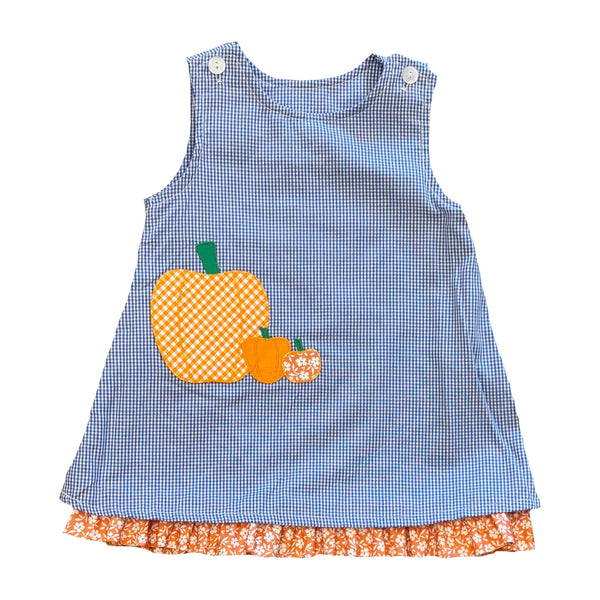 PUMPKIN  REVERSIBLE JUMPER WITH BLOUSE