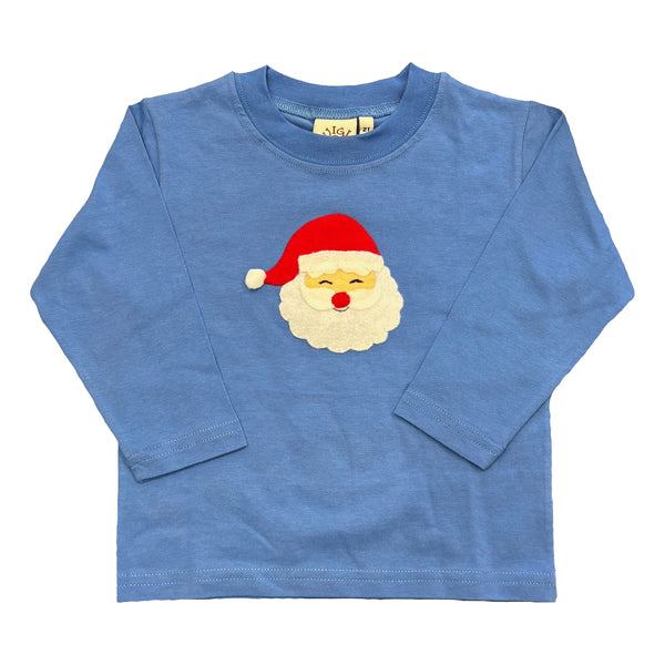 SANTA HEAD LONG SLEEVE T-SHIRT