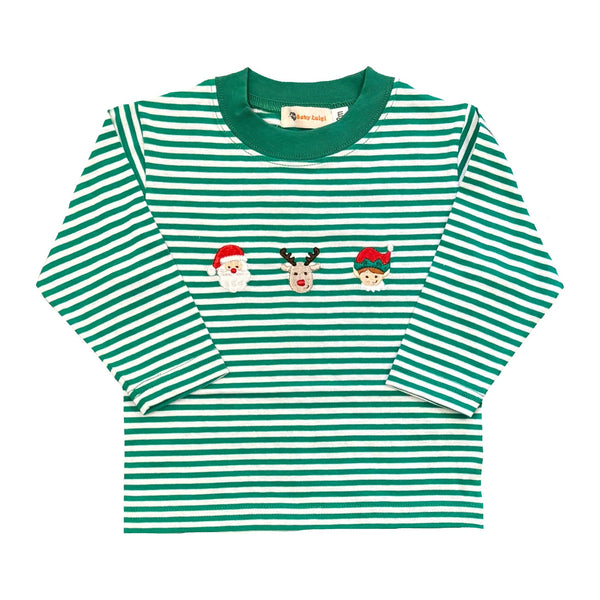 SANTA, RUDOLPH, & ELF LONG SLEEVE TEE