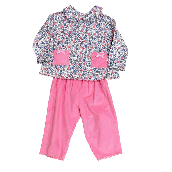 FLORAL PULL ON TROUSER SET