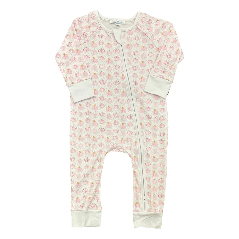 PRECIOUS PUMPKINS ZIP PLAYSUIT