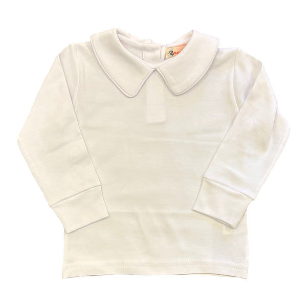 LONG SLEEVE KNIT SHIRT WITH BACK BUTTONS