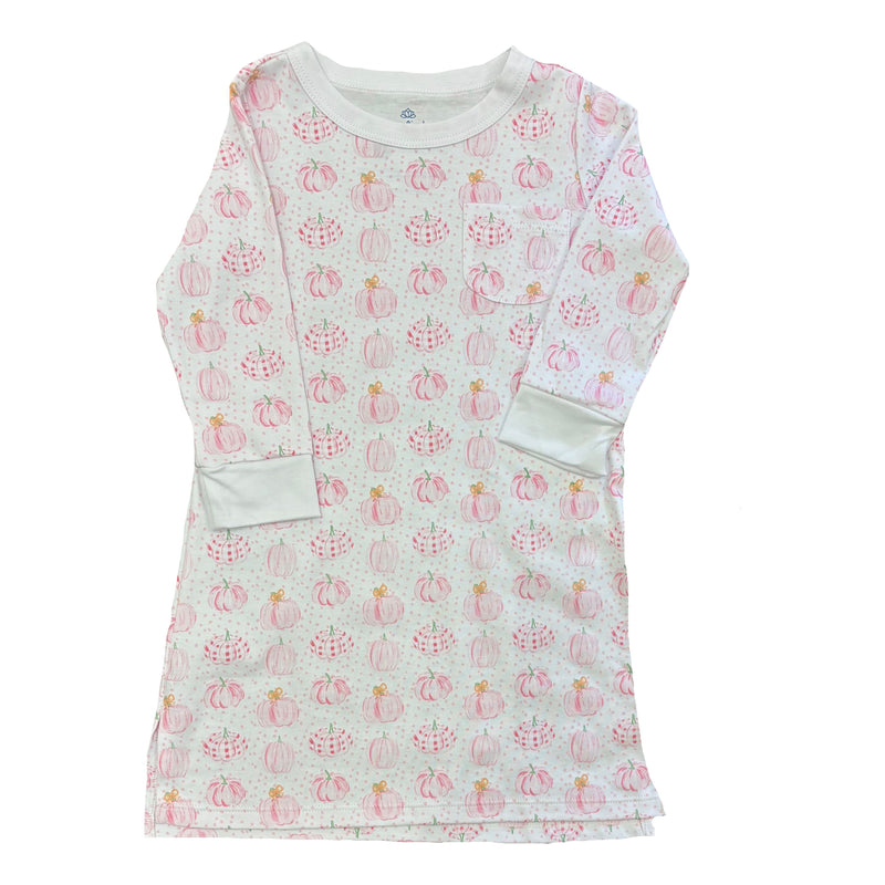 PRECIOUS PUMPKINS LONG SLEEVE NIGHTDRESS