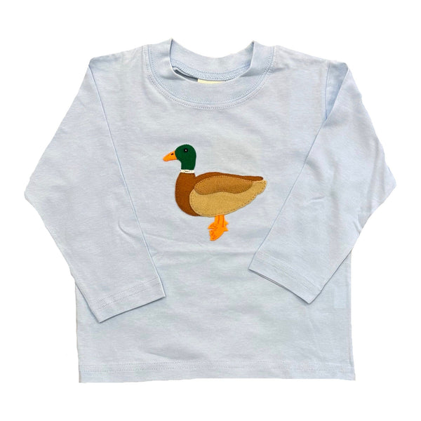 MALLARD LONG SLEEVE TEE SHIRT BLUE