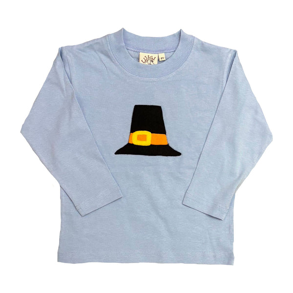 PILGRIM HAT LONG SLEEVE TSHIRT BLUE
