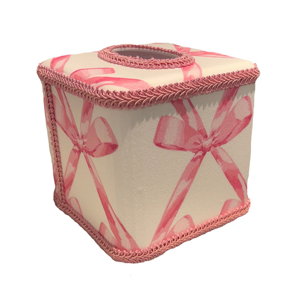 TISSUE COVER PINK BOW