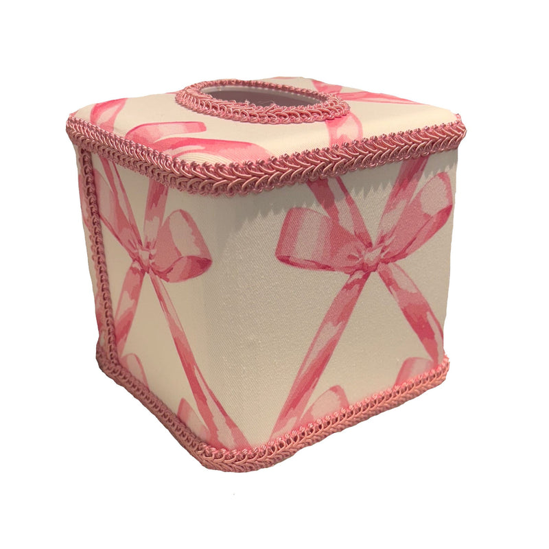 TISSUE COVER PINK BOW