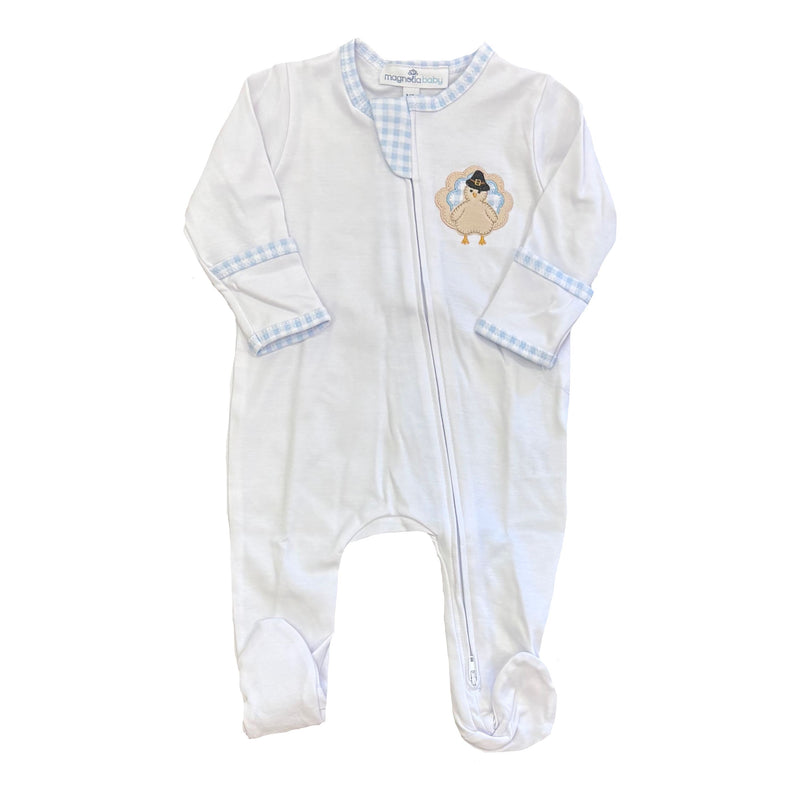 PILGRIM PALS ZIP FOOTIE