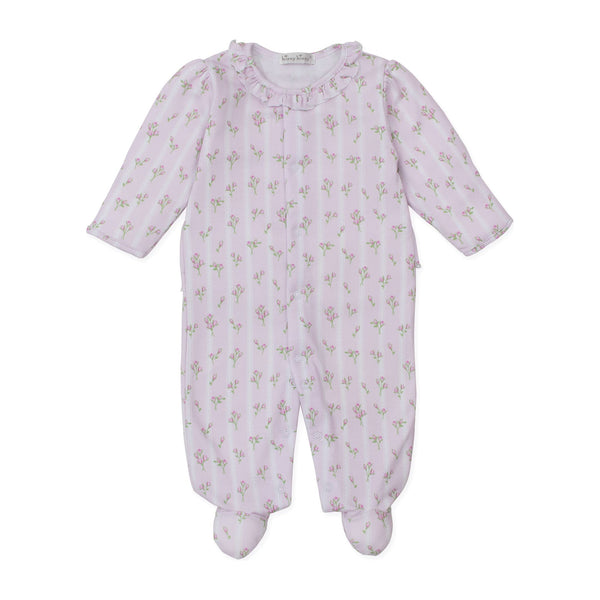 PINK STRIPE BOUQUET FOOTIE