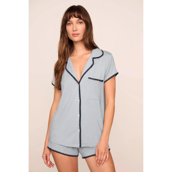 FRIDA SHORTIE PJ GREY DAWN/NAVY