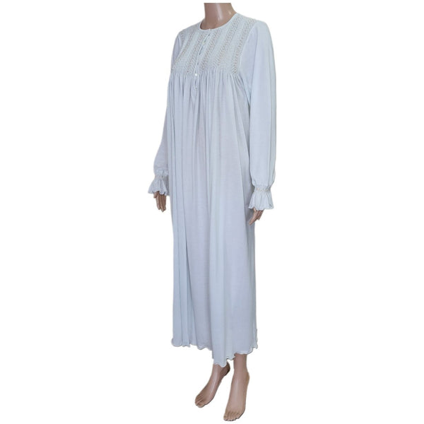 GERTRUDE HEIRLOOM LONG SLEEVE BLUE GOWN