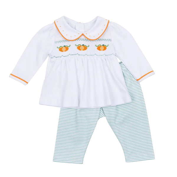 LIL' PUMPKIN GIRL SMOCK SET