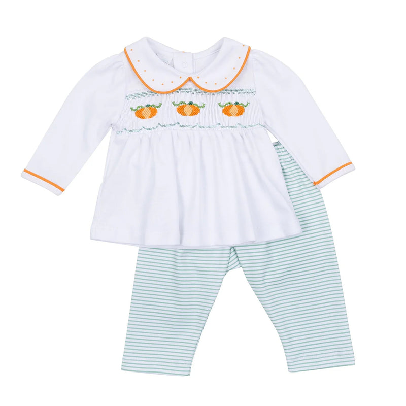 LIL' PUMPKIN GIRL SMOCK SET