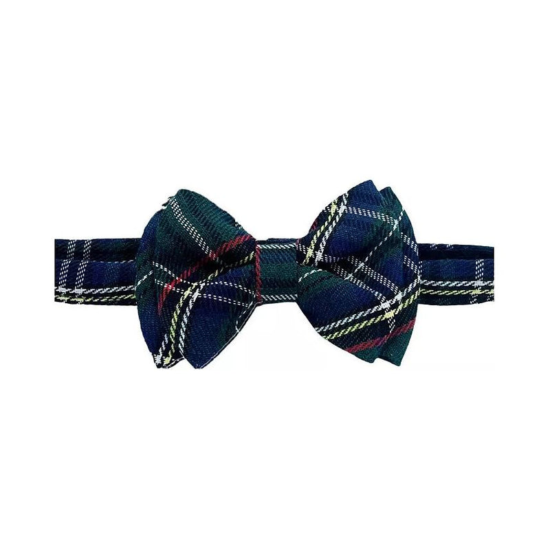 BOW TIE PLAID - IN GREEN OR RED PLAID