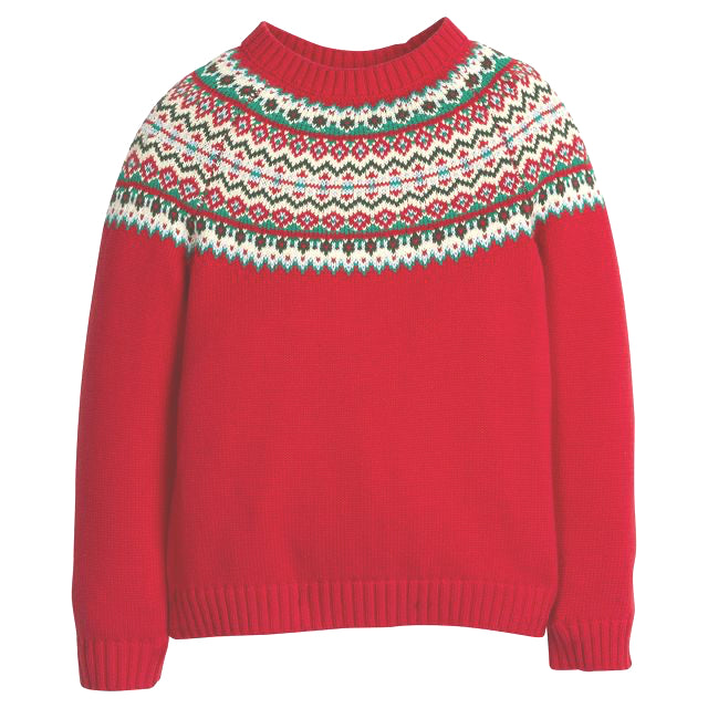 HOLIDAY FAIR ISLE SWEATER