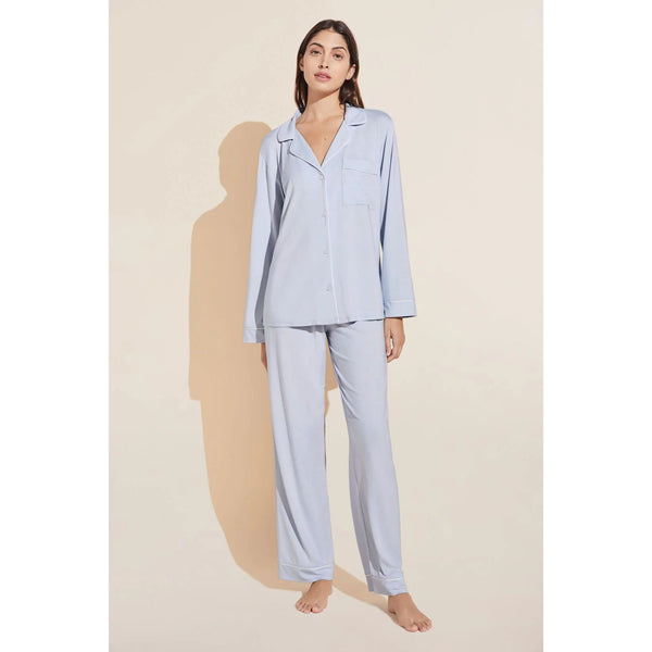 GISELE LONG PJ SET ICE BLUE