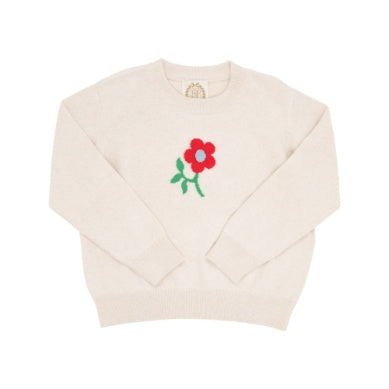 ISABELLE'S INSTARSIA SWEATER FLOWER