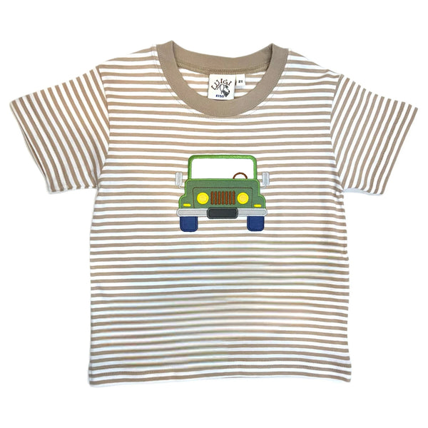 BOY'S SHORT SLEEVE SHIRT WITH JEEP