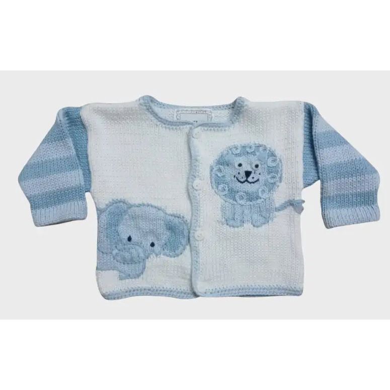 JUNGLE BABY CARDIGAN BLUE