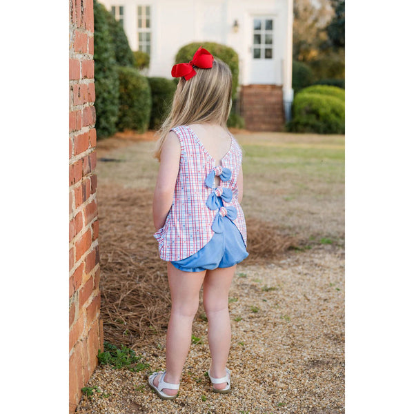 KINLEY BLOOMER SET PATRIOTIC
