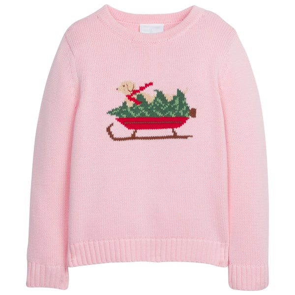 PINK HOLIDAY LAB SWEATER