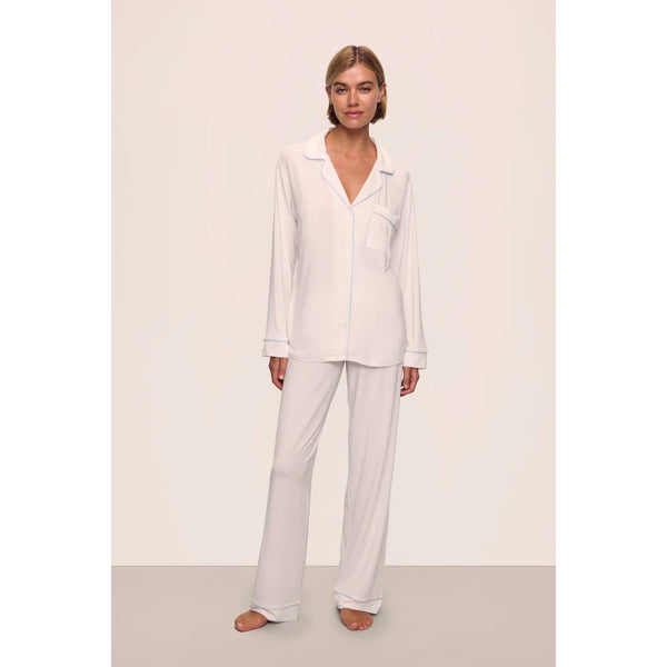 GISELE LONG PJ WHITE/ICE BLUE