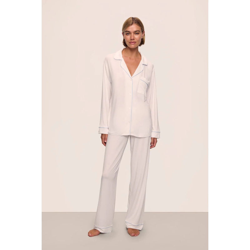 GISELE LONG PJ WHITE/ICE BLUE