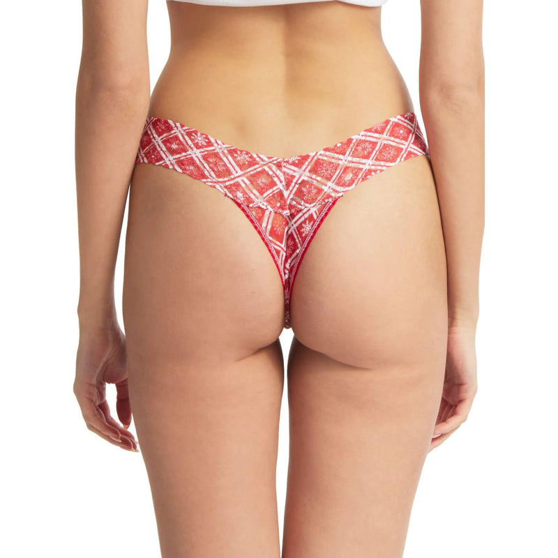 WINTER WONDERLAND LOW RISE THONG