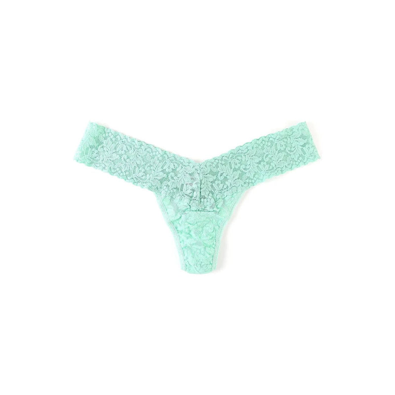 SIGNATURE LACE LOW RISE THONG