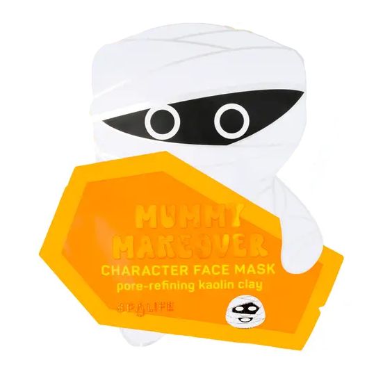 HALLOWEEN SHEET MASK - PICK WITCH, CAT, OR MUMMY