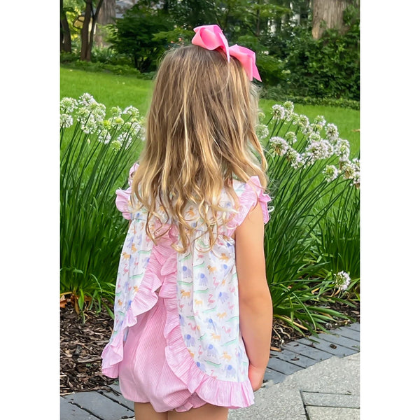 NATALIE ZOO-PENDOUS BLOOMER SHORT SET