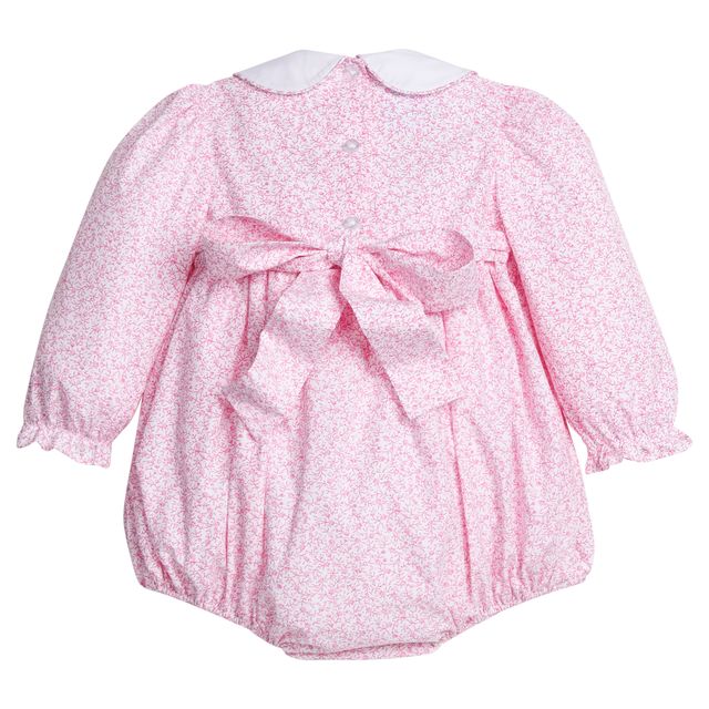 SMOCKED NATALIE BUBBLE PINK
