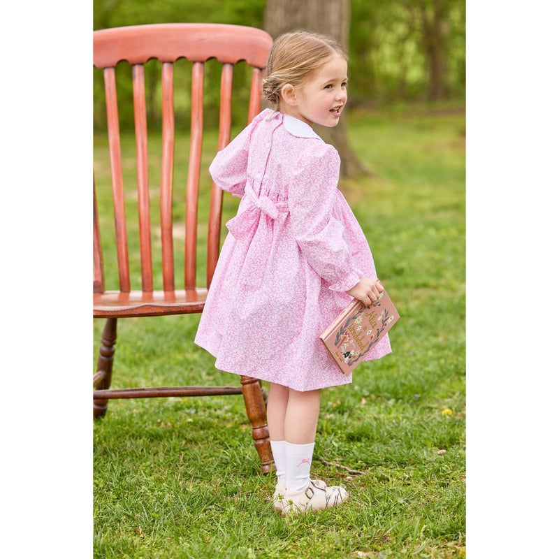 SMOCKED NATALIE DRESS PINK