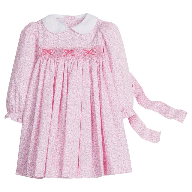 SMOCKED NATALIE DRESS PINK