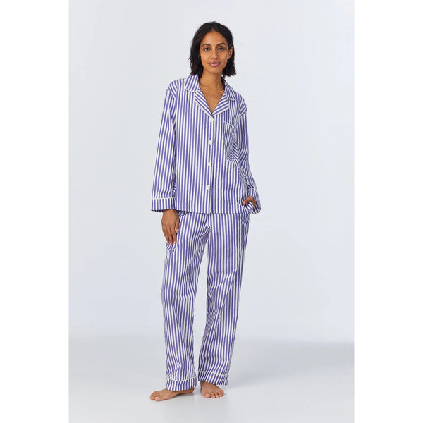 NAVY 3D STRIPE LONG PJ SET